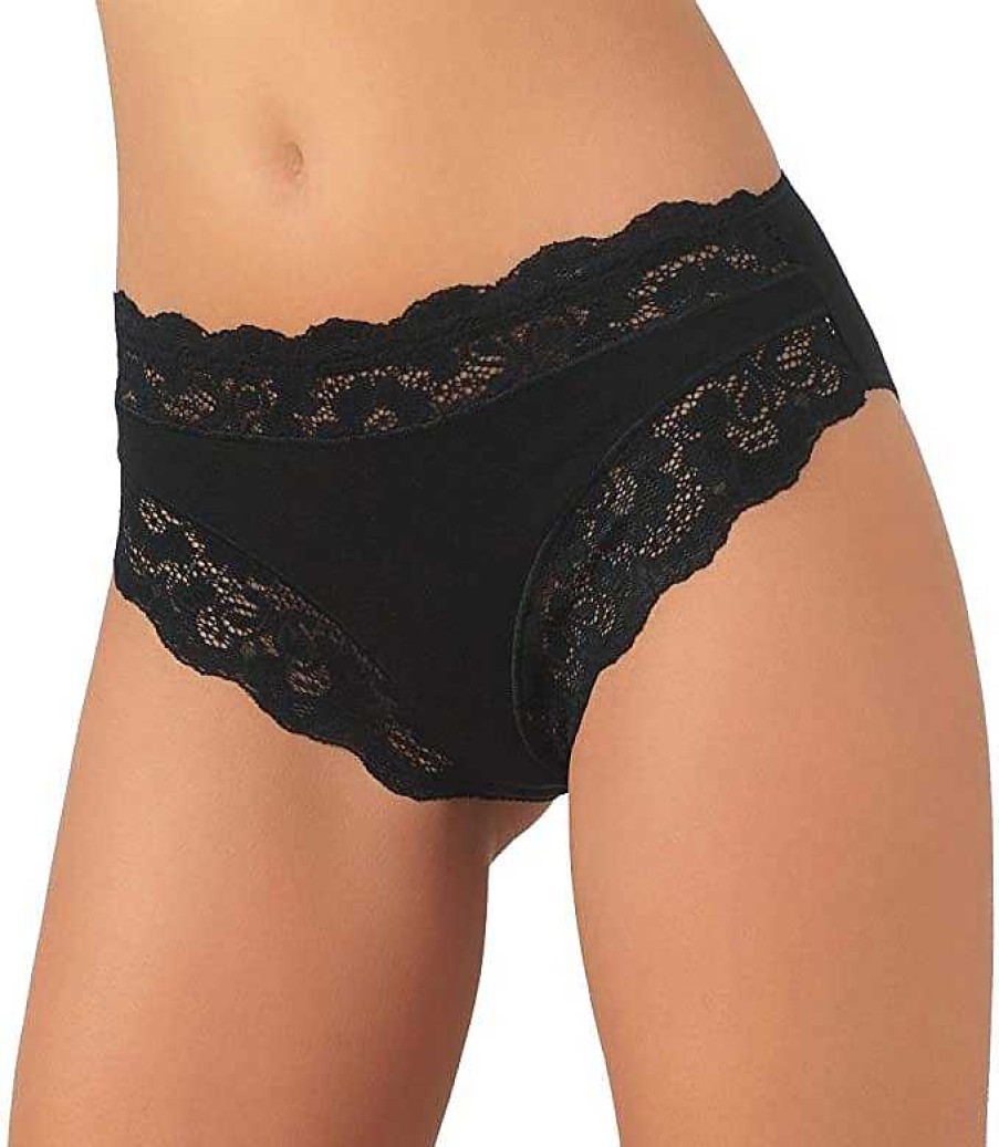 Intimo De Caro Calzature | Slip Jadea 742 In Cotone Con Inserti In Pizzo Confezione Da 3 Pezzi