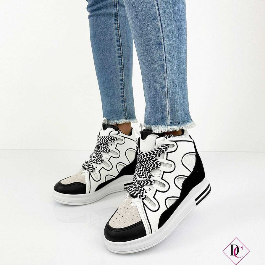 Calzature De Caro Calzature Sneakers | Sneakers Ginevra Edizione Limitata Con Zeppa Interna